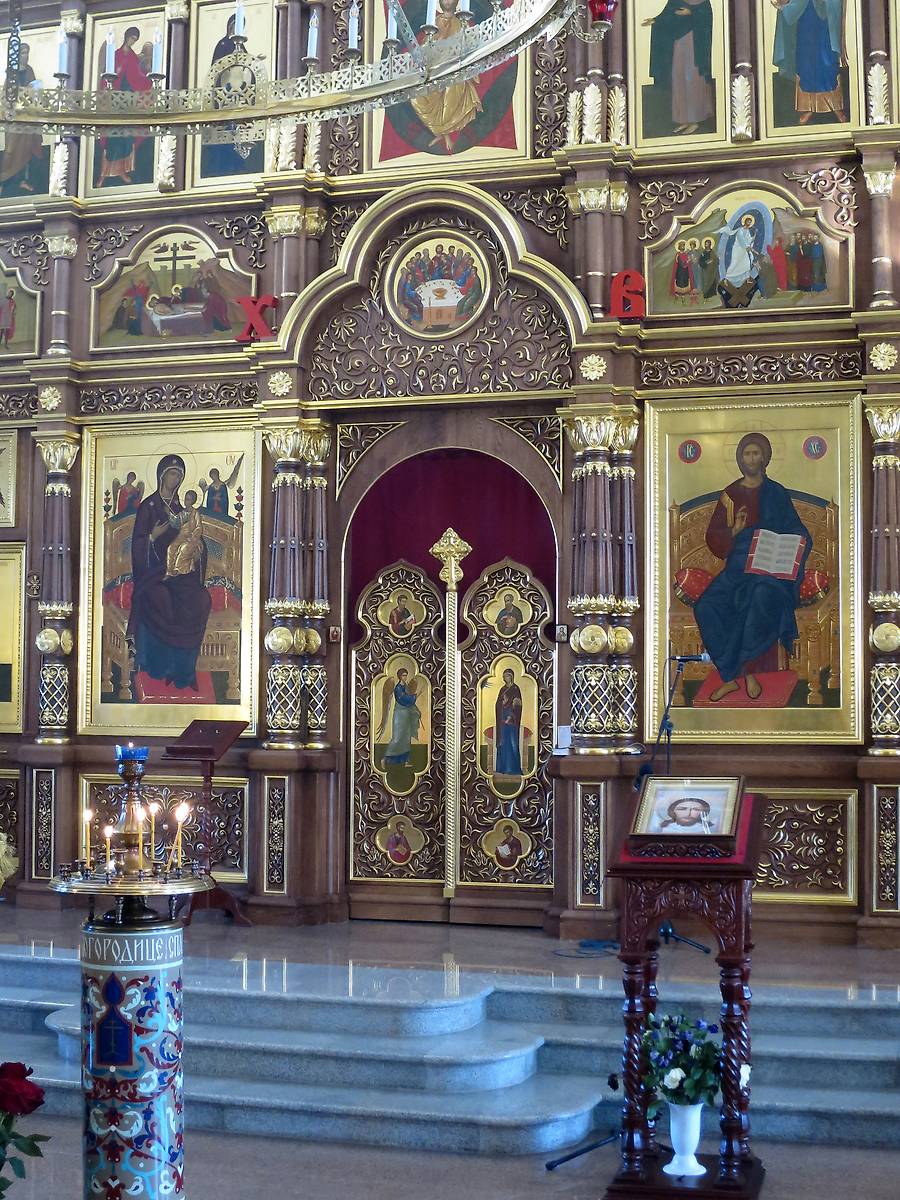 Царские врата, интерьер и убранство. Церковь Успения Пресвятой Богородицы в Филимонках, Филимонки (Новомосковский административный округ (НАО), г. Москва)