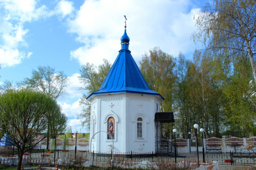 Часовня Михаила Архангела, Иваново (Иваново, город, Ивановская область). общий вид в ландшафте, Вид с севера