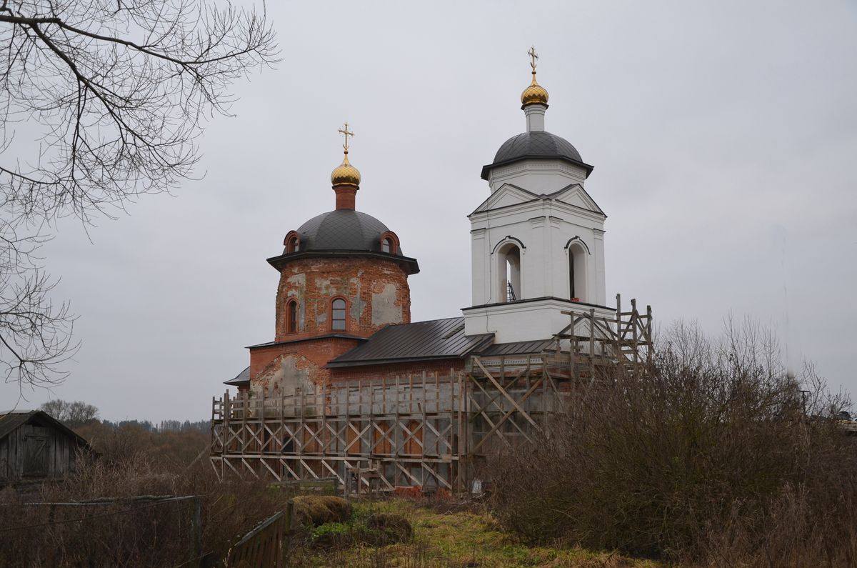 документальные фотографии. Церковь Рождества Пресвятой Богородицы, Княвичи (Жирятинский район, Брянская область)