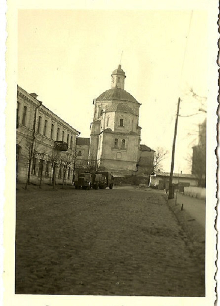 Сумы. Кафедральный собор Воскресения Христова. архивная фотография, Вид намабсиду. Фото 1941 г. с аукциона e-bay.de