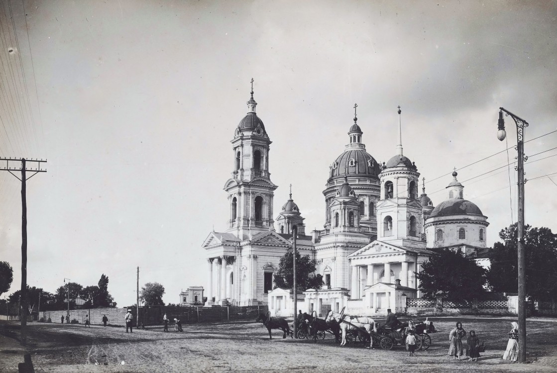 Сумы. Собор Троицы Живоначальной. архивная фотография, фото церкви с дореволюционной открытки