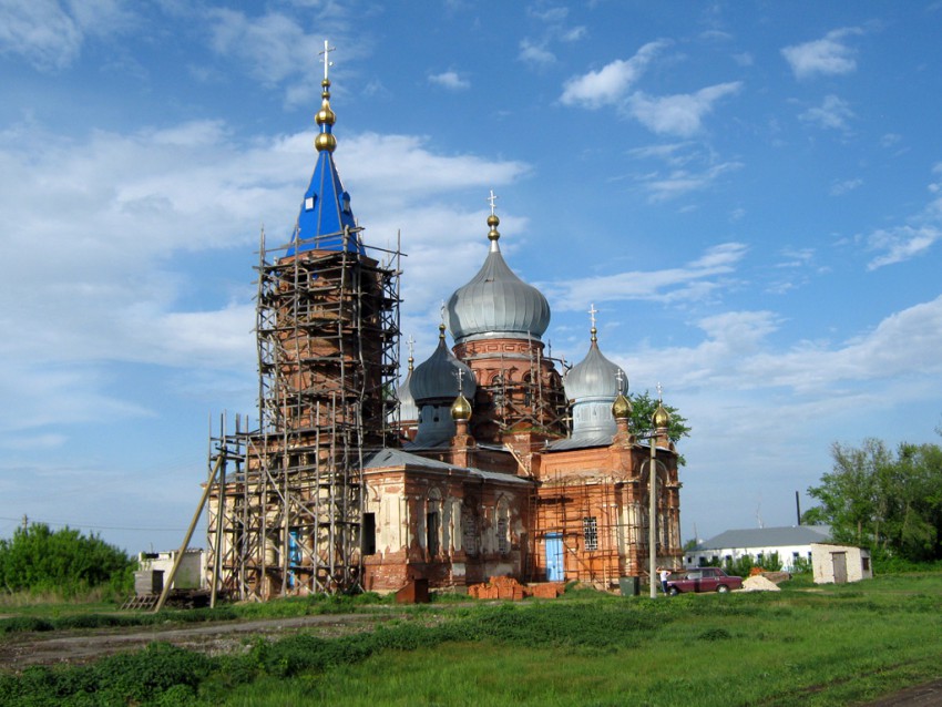 Церковь Иоанна Богослова, Грязное (Липецкий район, Липецкая область). общий вид в ландшафте