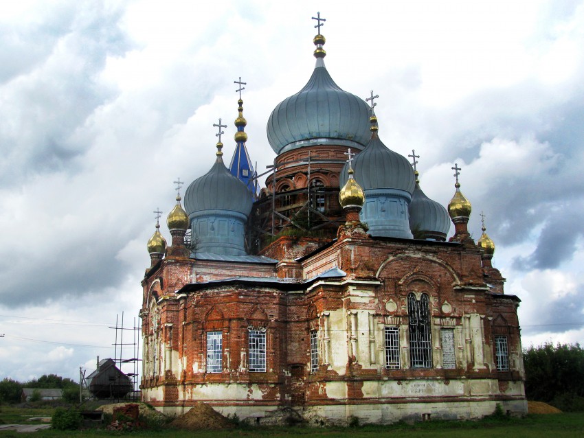 Церковь Иоанна Богослова, Грязное (Липецкий район, Липецкая область). общий вид в ландшафте