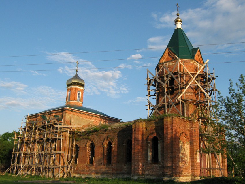 Товаро-Никольское. Церковь Николая Чудотворца. фасады