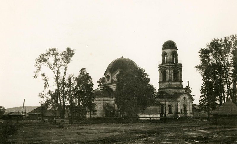 Церковь Николая Чудотворца Великорецкого образа, Брехово (Суксунский район, Пермский край). архивная фотография, Фото 1960-ых годов из фондов Пермского краеведческого музея