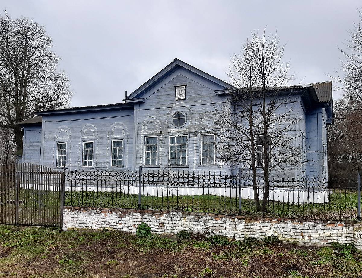 Южный фасад, фасады. Церковь Успения Пресвятой Богородицы, Радутино (Трубчевский район, Брянская область)