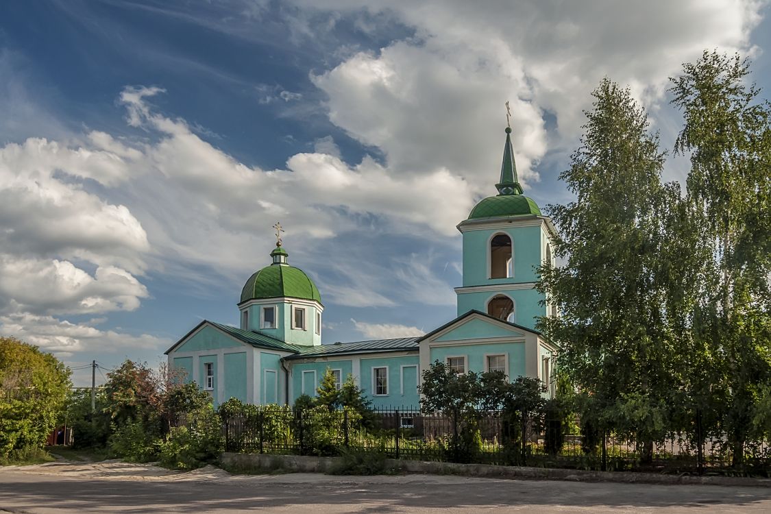 Рамонь. Церковь Николая Чудотворца (новая). общий вид в ландшафте