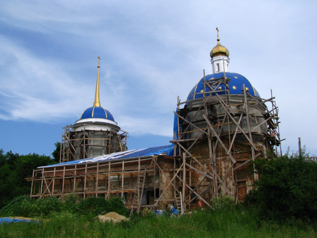 Церковь Николая Чудотворца, Курино (Хлевенский район, Липецкая область). фасады