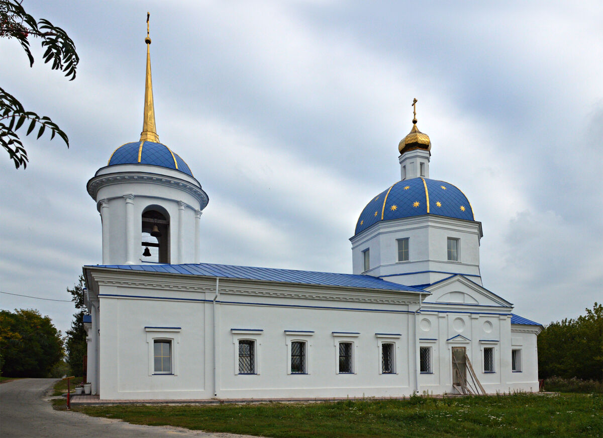 Церковь Николая Чудотворца, Курино (Хлевенский район, Липецкая область). фасады