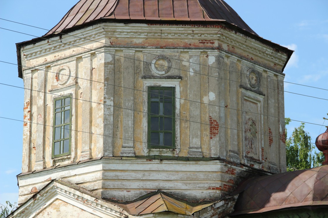 Церковь Василия Великого, Горки (Угличский район, Ярославская область). архитектурные детали