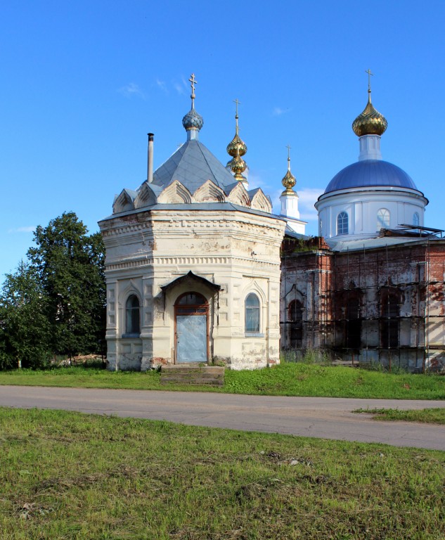 Заозерье. Часовня Александра Невского. фасады