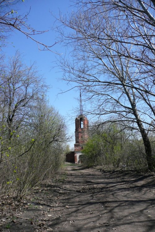 Церковь Рождества Пресвятой Богородицы, Аргамач-Пальна (Елецкий район и г. Елец, Липецкая область). общий вид в ландшафте