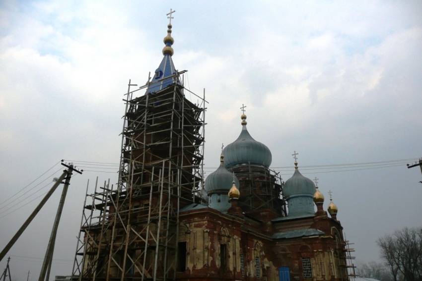 Церковь Иоанна Богослова, Грязное (Липецкий район, Липецкая область). общий вид в ландшафте