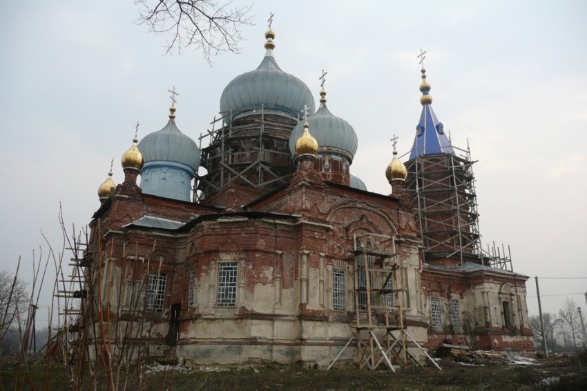 Церковь Иоанна Богослова, Грязное (Липецкий район, Липецкая область). общий вид в ландшафте