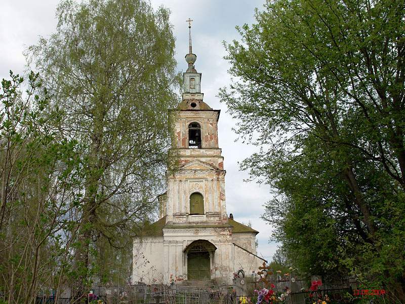 Церковь Василия Великого, Горки (Угличский район, Ярославская область). фасады