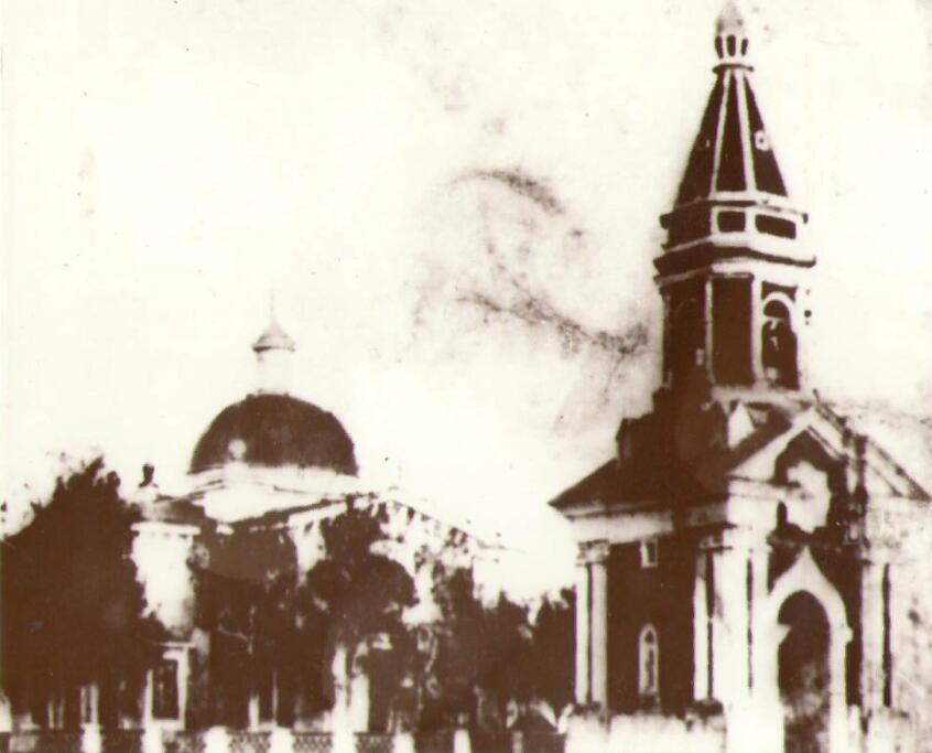 Церковь Воскресения Словущего, Большие Бакалды (Бутурлинский район, Нижегородская область). архивная фотография, Фото нач. 20 в. из собрания Бутурлинского историко-краеведческого музея
