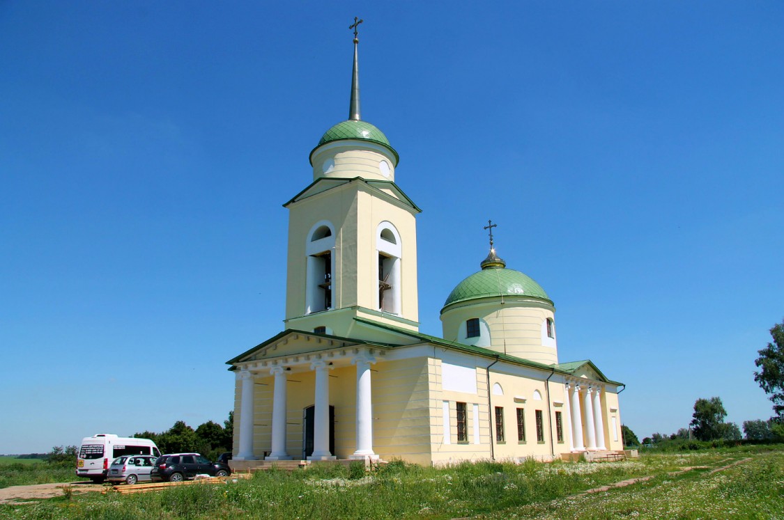 Церковь Николая Чудотворца, Никольское (Краснинский район, Липецкая область). фасады