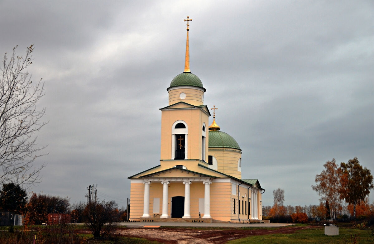 Церковь Николая Чудотворца, Никольское (Краснинский район, Липецкая область). фасады