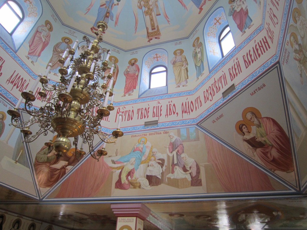 Церковь Рождества Пресвятой Богородицы в Аршинцеве, Керчь (Керчь, город, Республика Крым). интерьер и убранство, Фрагмент росписи верхнего храма Рождества Пресвятой Богородицы