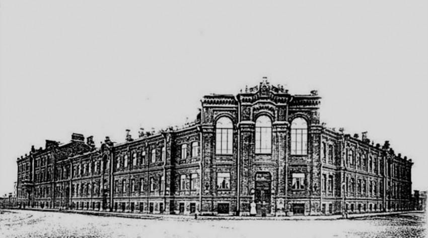 Домовая церковь Александра Невского при бывшей Общине сестёр милосердия св. Евгении, Центральный район (Санкт-Петербург, г. Санкт-Петербург). архивная фотография, фото с сайта http://www.blokadniki.spb.ru/page-4.html