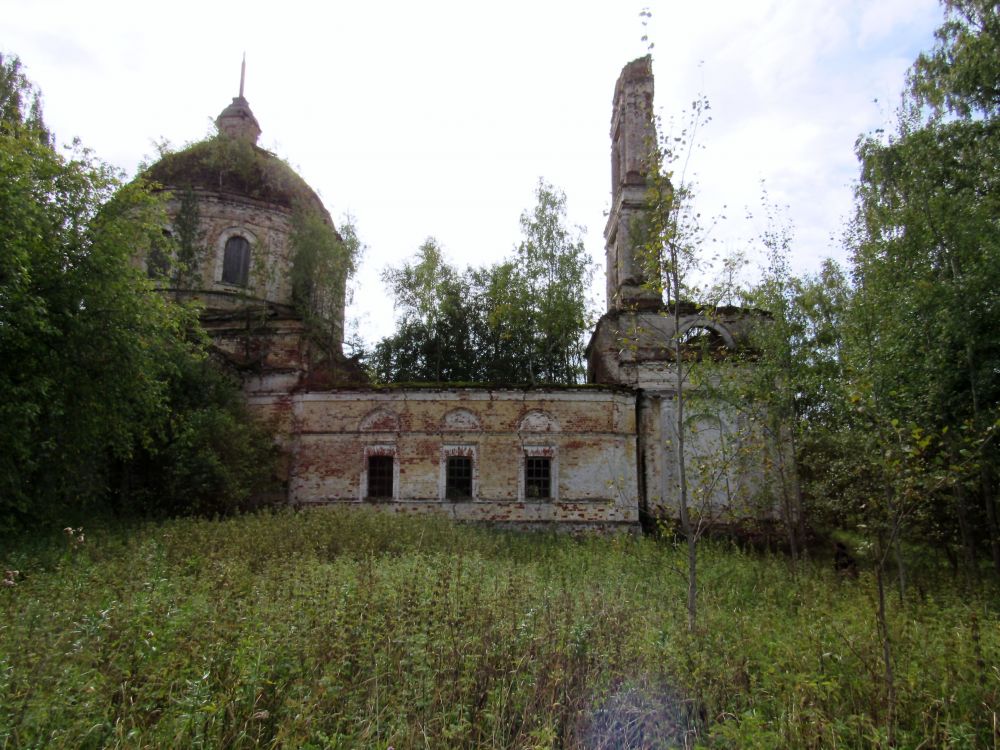 Церковь Успения Пресвятой Богородицы, Кривцово (Заволжский район, Ивановская область). фасады