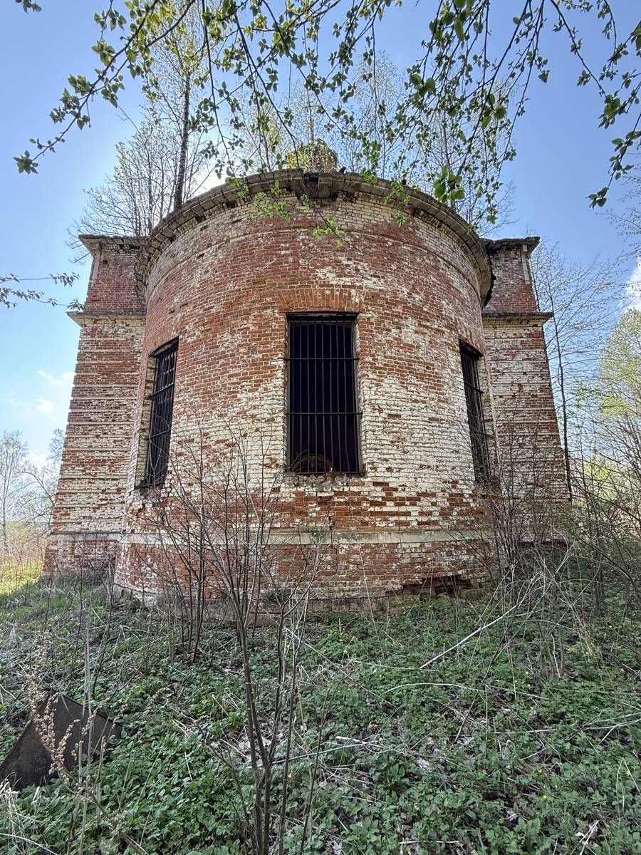 Церковь Троицы Живоначальной, Афанасьево (Алексинский район и пос. Новогуровский, Тульская область). фасады, Вид с востока