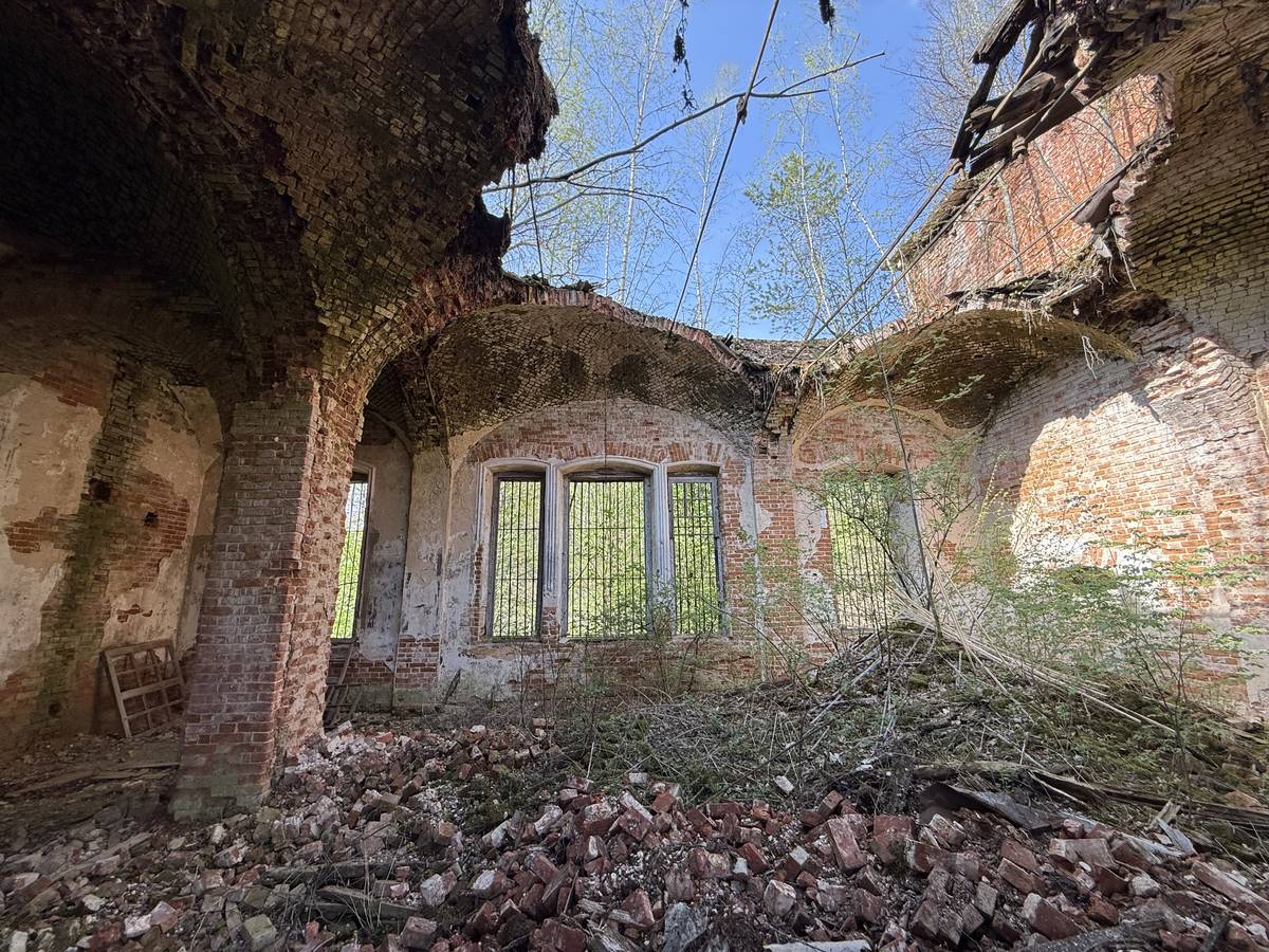 Церковь Троицы Живоначальной, Афанасьево (Алексинский район и пос. Новогуровский, Тульская область). интерьер и убранство, Северная стена трапезной