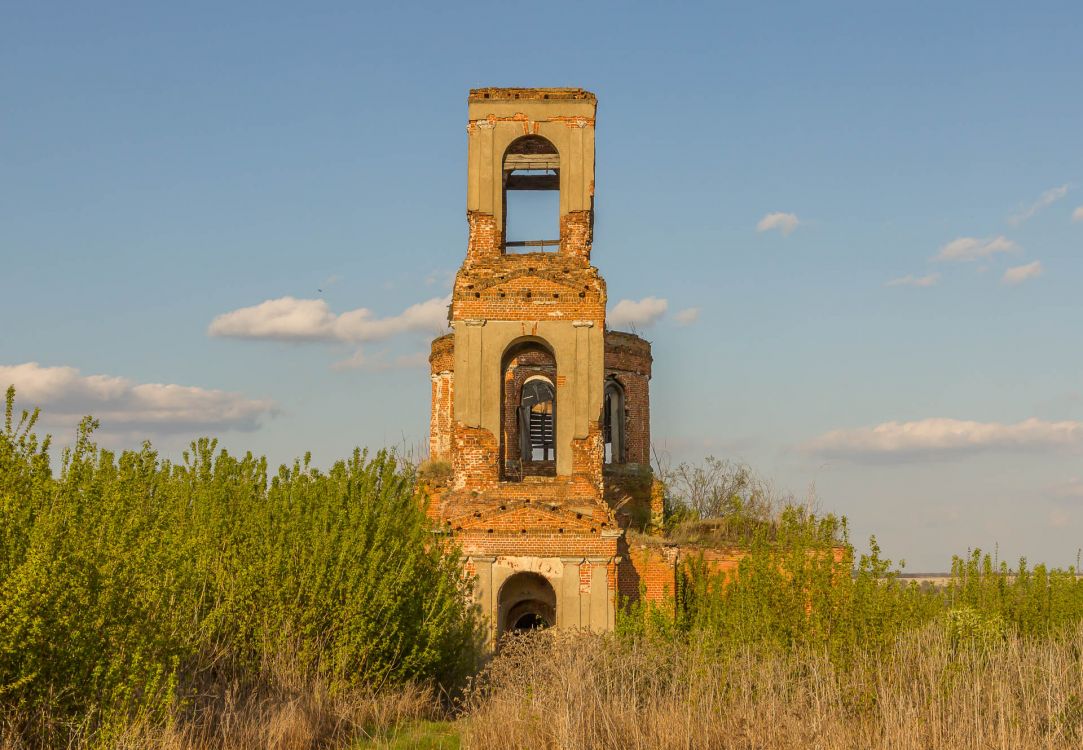 Тютчево. Церковь Никиты мученика. фасады, Вид с запада