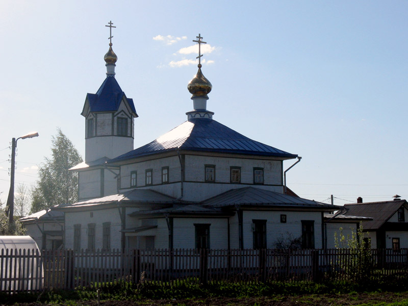 Церковь Георгия Победоносца (новая), Глазов (Глазовский район и г. Глазов, Республика Удмуртия). общий вид в ландшафте
