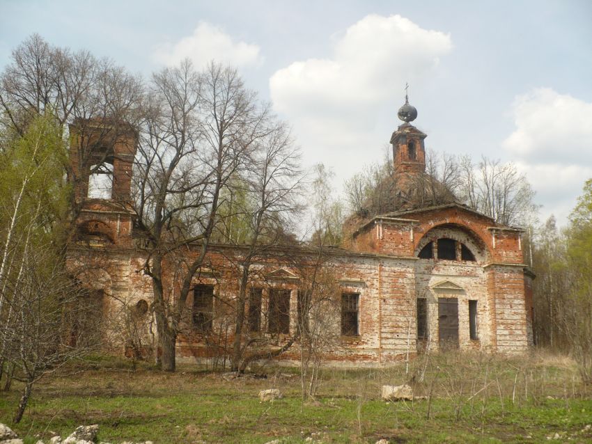 Церковь Троицы Живоначальной, Афанасьево (Алексин, город, Тульская область). фасады
