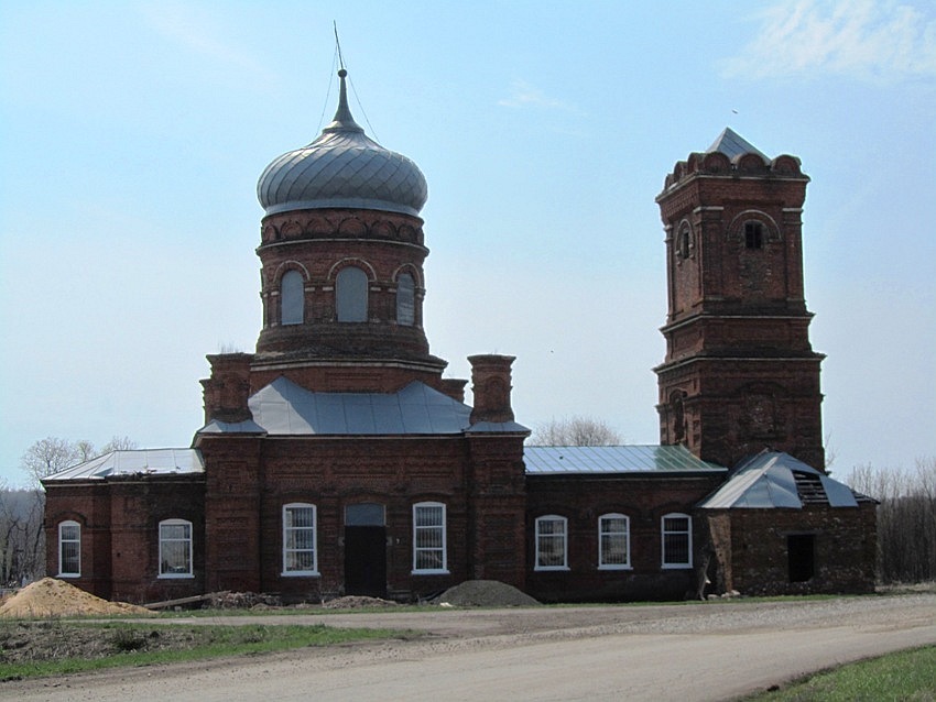 Церковь Димитрия Солунского, Избищи (Данковский район, Липецкая область). фасады, вид с севера