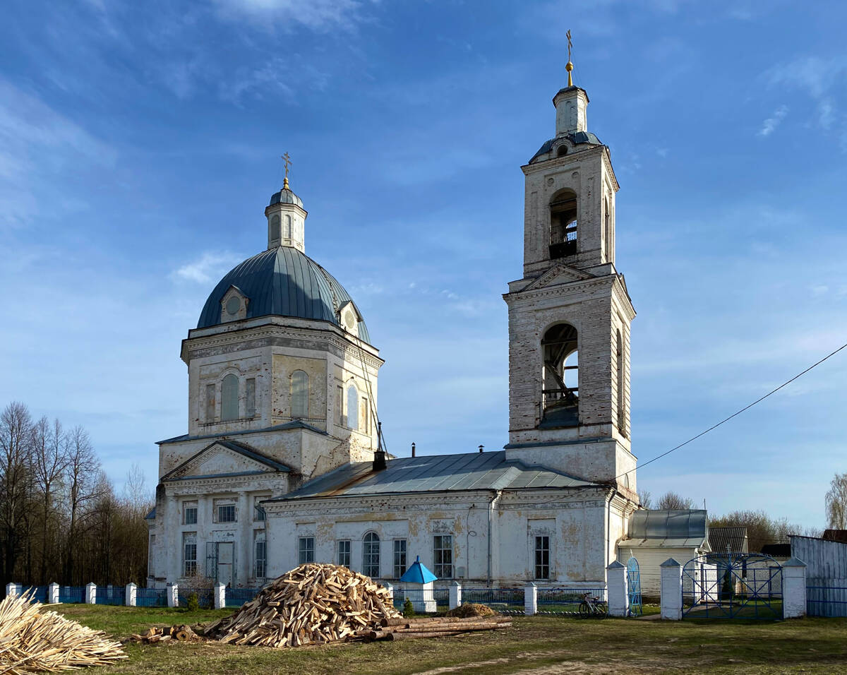 Церковь Вознесения Господня, Сметанино (Санчурский район, Кировская область). фасады, Вид с северо-запада