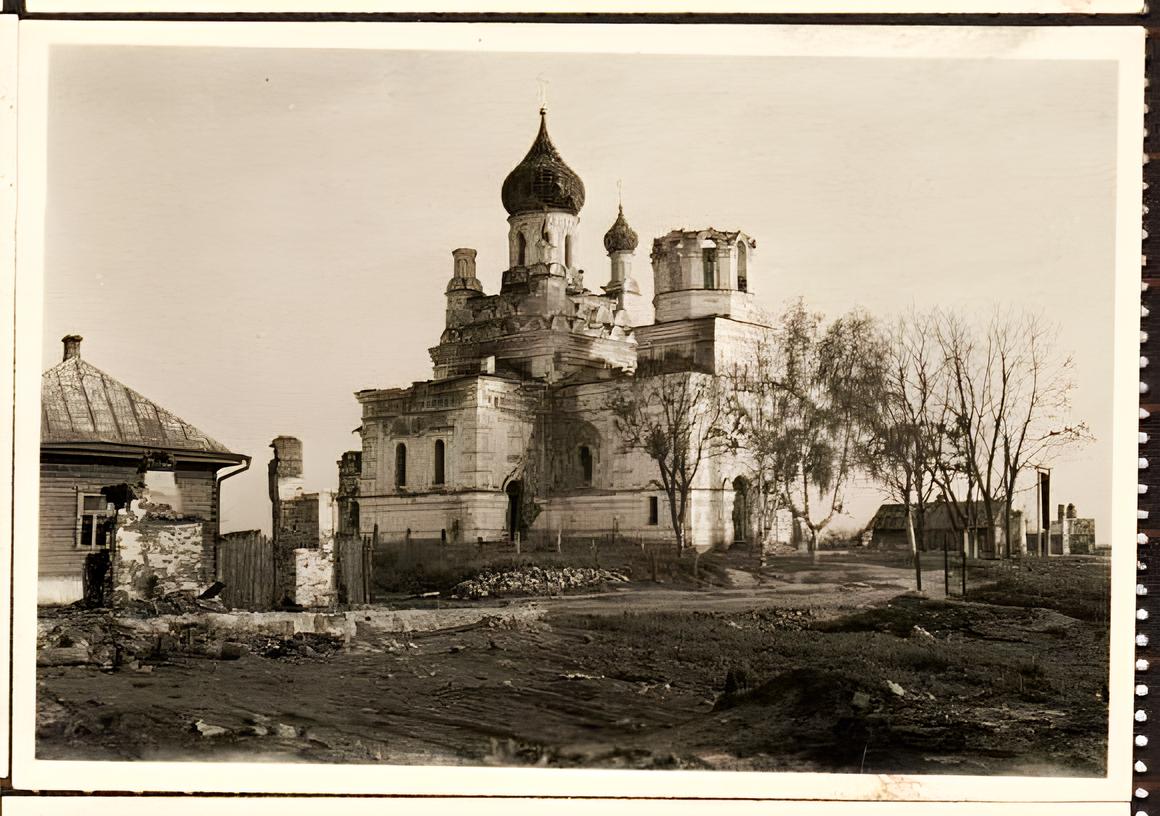 Церковь Троицы Живоначальной, Улла (Бешенковичский район, Беларусь, Витебская область). архивная фотография, Редкий ракурс с северо-западной стороны.  С аукциона e-bay.de