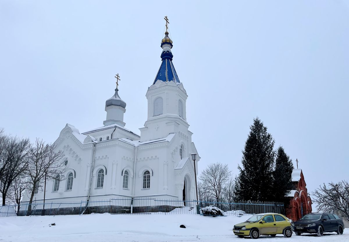фасады. Церковь Николая Чудотворца, Иказнь (Браславский район, Беларусь, Витебская область)