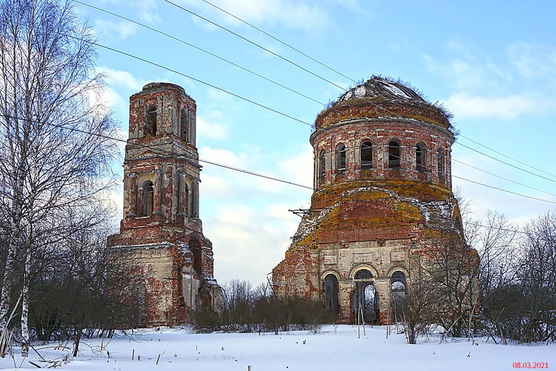 Церковь Спаса Преображения, Горицы (Кимрский район и г. Кимры, Тверская область). фасады