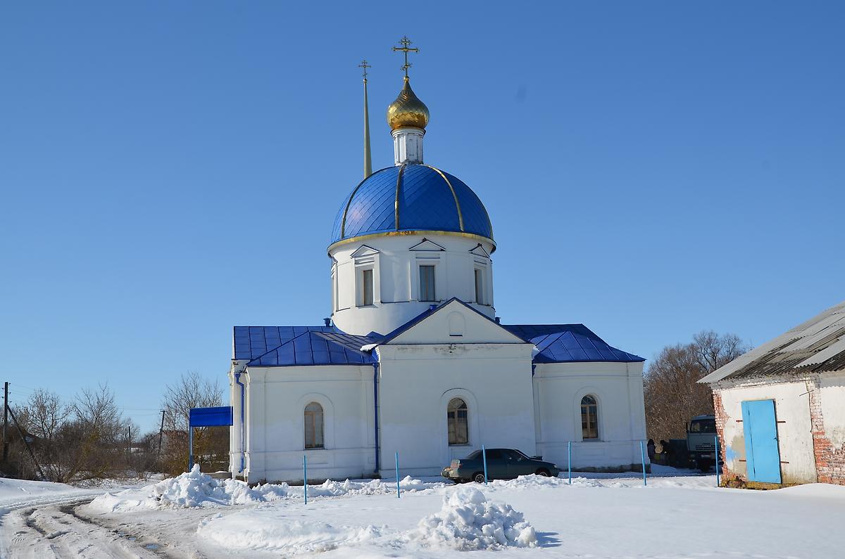 фасады. Церковь Тихвинской иконы Божией Матери, Кутафино (Кромской район, Орловская область)