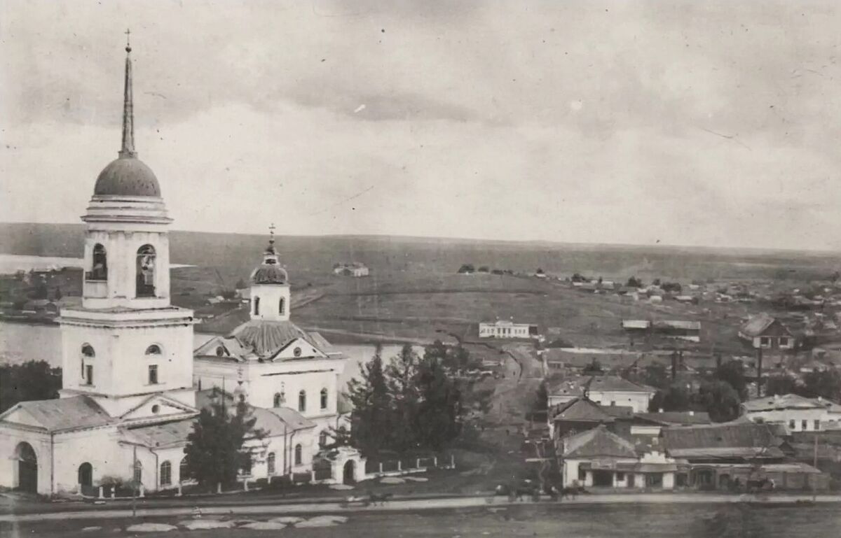 Церковь Казанской иконы Божией Матери, Екатеринбург (Екатеринбург (МО город Екатеринбург), Свердловская область). архивная фотография, Фотография 1915 года. С сайта: pastvu.com/587018