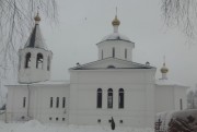 Церковь Преображения Господня (новая), вид со стороны школы<br>, Куркино, Вологодский район, Вологодская область
