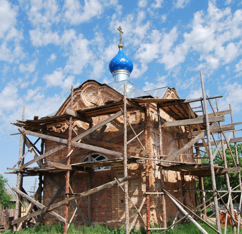 Часовня Преображения Господня, Соколова (Ирбитский район (Ирбитское МО), Свердловская область). документальные фотографии, Идет реставрация