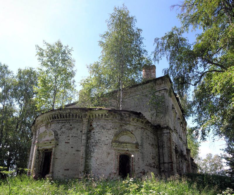 Широгорье. Церковь Димитрия Солунского. фасады