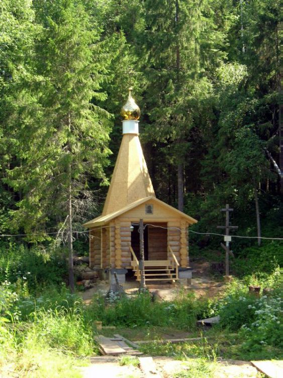 Часовня Николая Чудотворца, Лягалово (Вологодский район, Вологодская область). общий вид в ландшафте