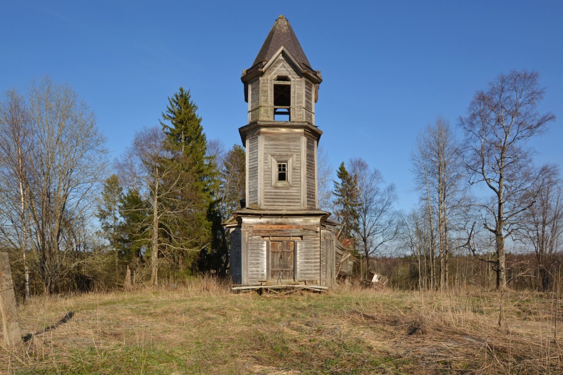 Погост Оночесть. Церковь Николая Чудотворца. фасады, Вид с запада