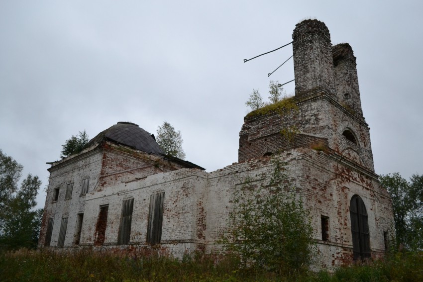 Церковь Благовещения Пресвятой Богородицы, Тютрюмово (Вологодский район, Вологодская область). фасады