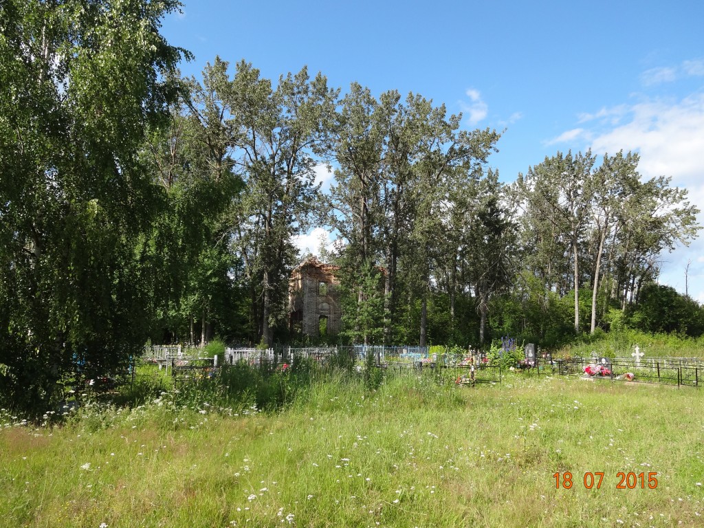 Церковь Димитрия Солунского, Минино (Вологодский район, Вологодская область). общий вид в ландшафте
