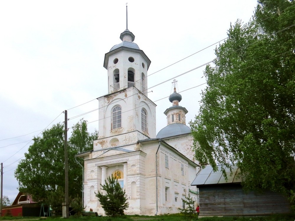 Церковь Троицы Живоначальной, Кубенское (Вологодский район, Вологодская область). фасады