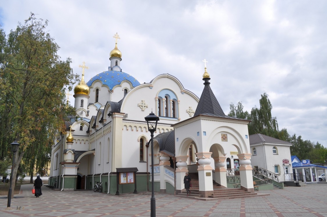 Елизаветинский женский монастырь. Церковь Державной иконы Божией Матери, Минск (Минск, город, Беларусь, Минская область). общий вид в ландшафте