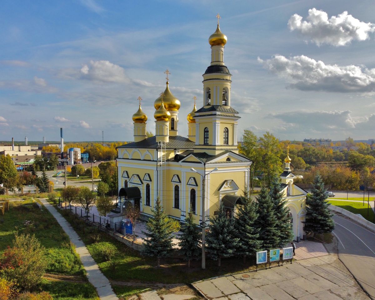 Церковь Николая Чудотворца, Кыштым (Кыштым, город, Челябинская область). фасады, Вид с СЗ