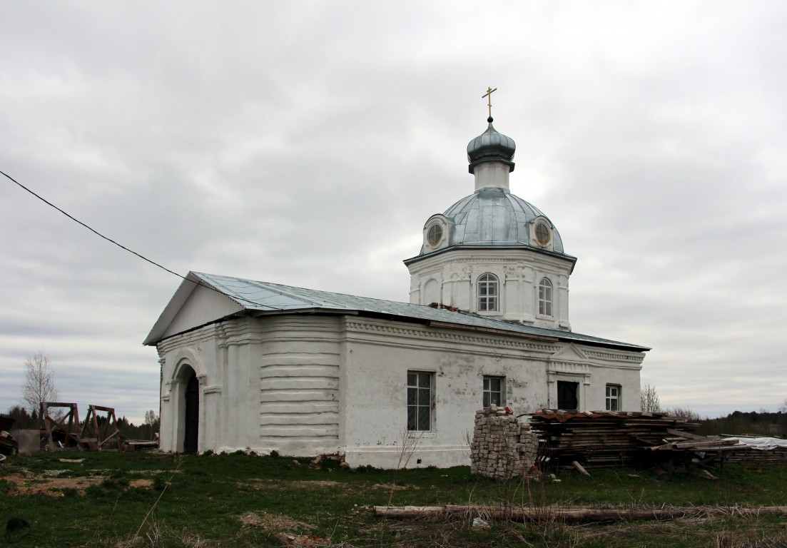 Церковь Вознесения Господня, Захоломье (Торопецкий район, Тверская область). фасады