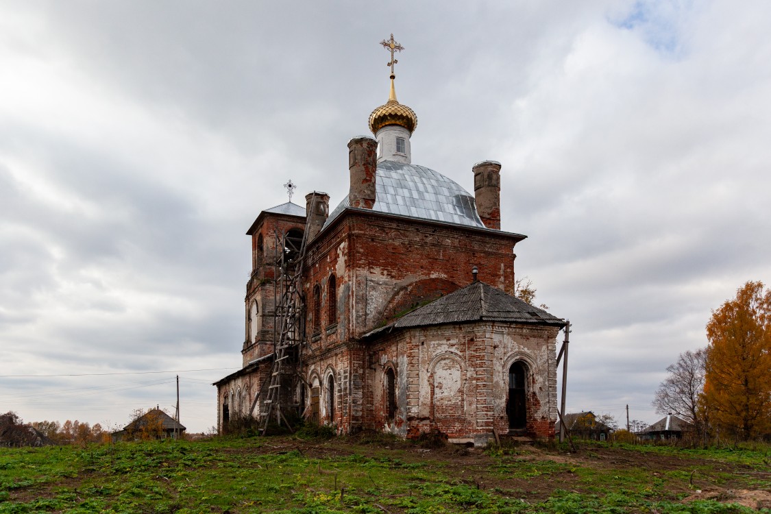 Парфеньево. Церковь Рождества Христова. фасады