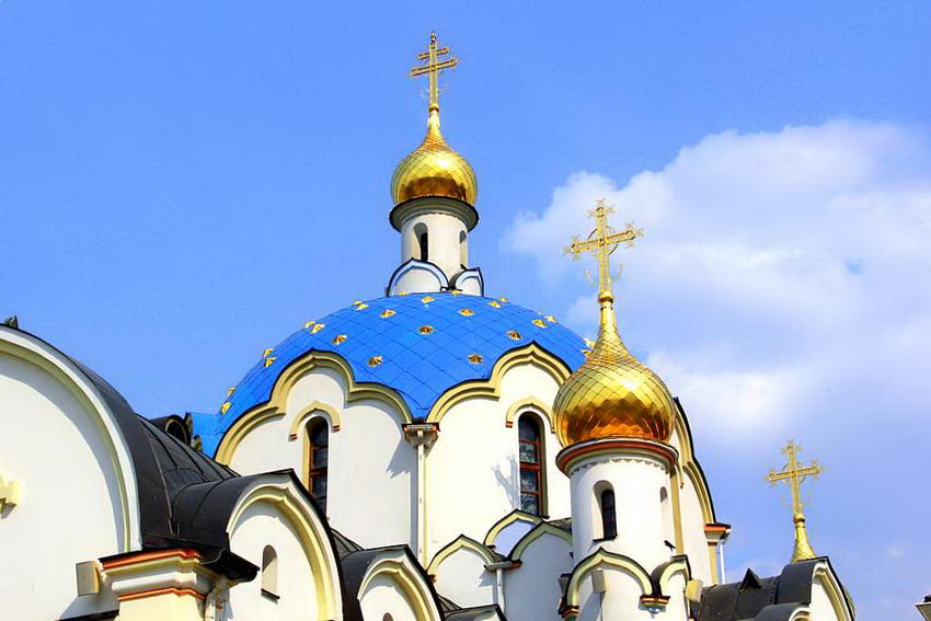 Елизаветинский женский монастырь. Церковь Державной иконы Божией Матери, Минск (Минск, город, Беларусь, Минская область). архитектурные детали, Купола. 